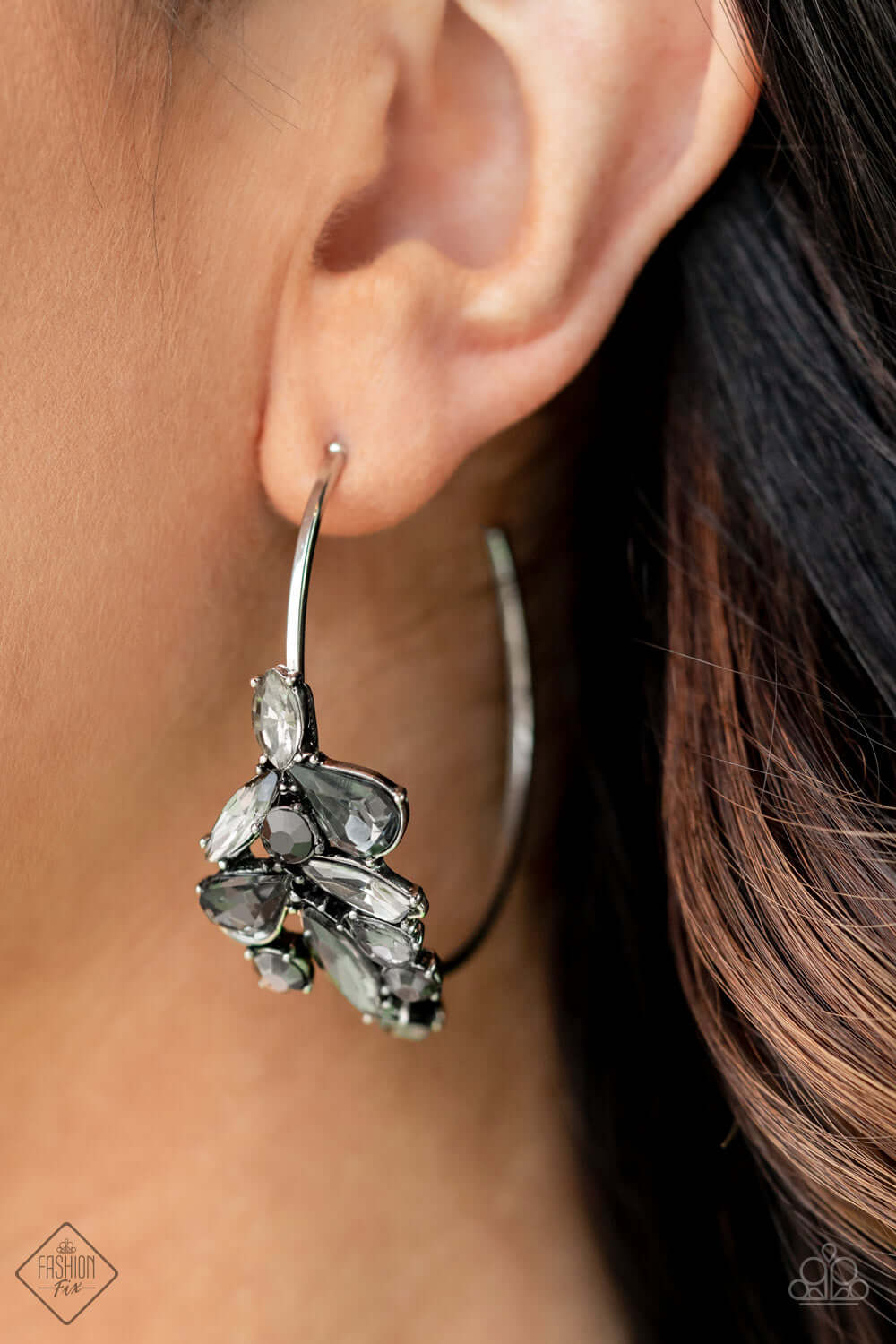 Paparazzi Accessories ❋Arctic Attitude - Silver Earrings❋ Flat Rate Ship $4.50❋ - Image #2