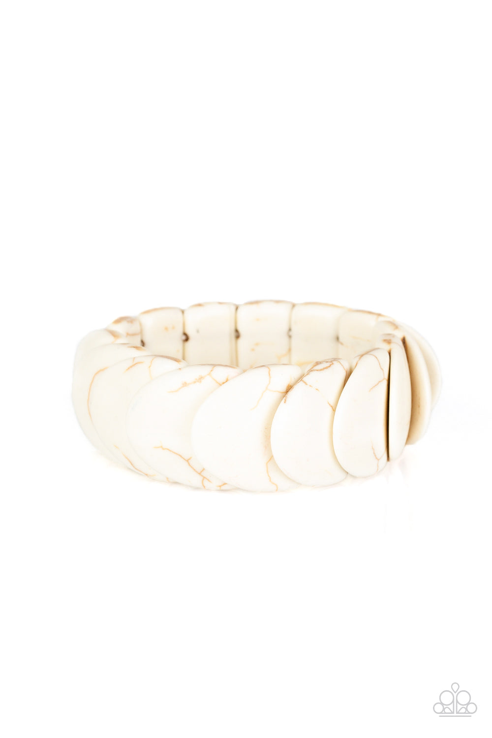 brought✽to✽you✽by✽blingflingbykat✽nomadic-nature-white-bracelet✽paparazzi-accessories