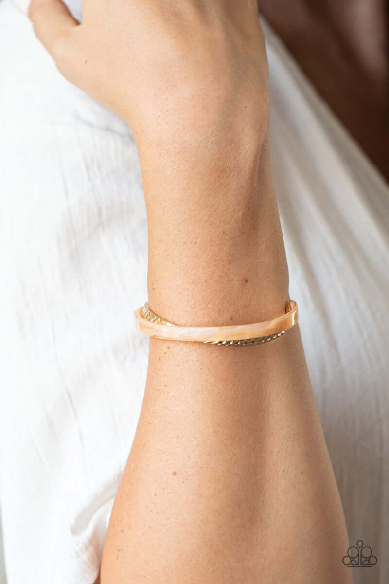 Paparazzi Accessories ❋HAUTE On The Trail - Gold Bracelet❋ Flat Rate Ship $4.50❋ - Image #2