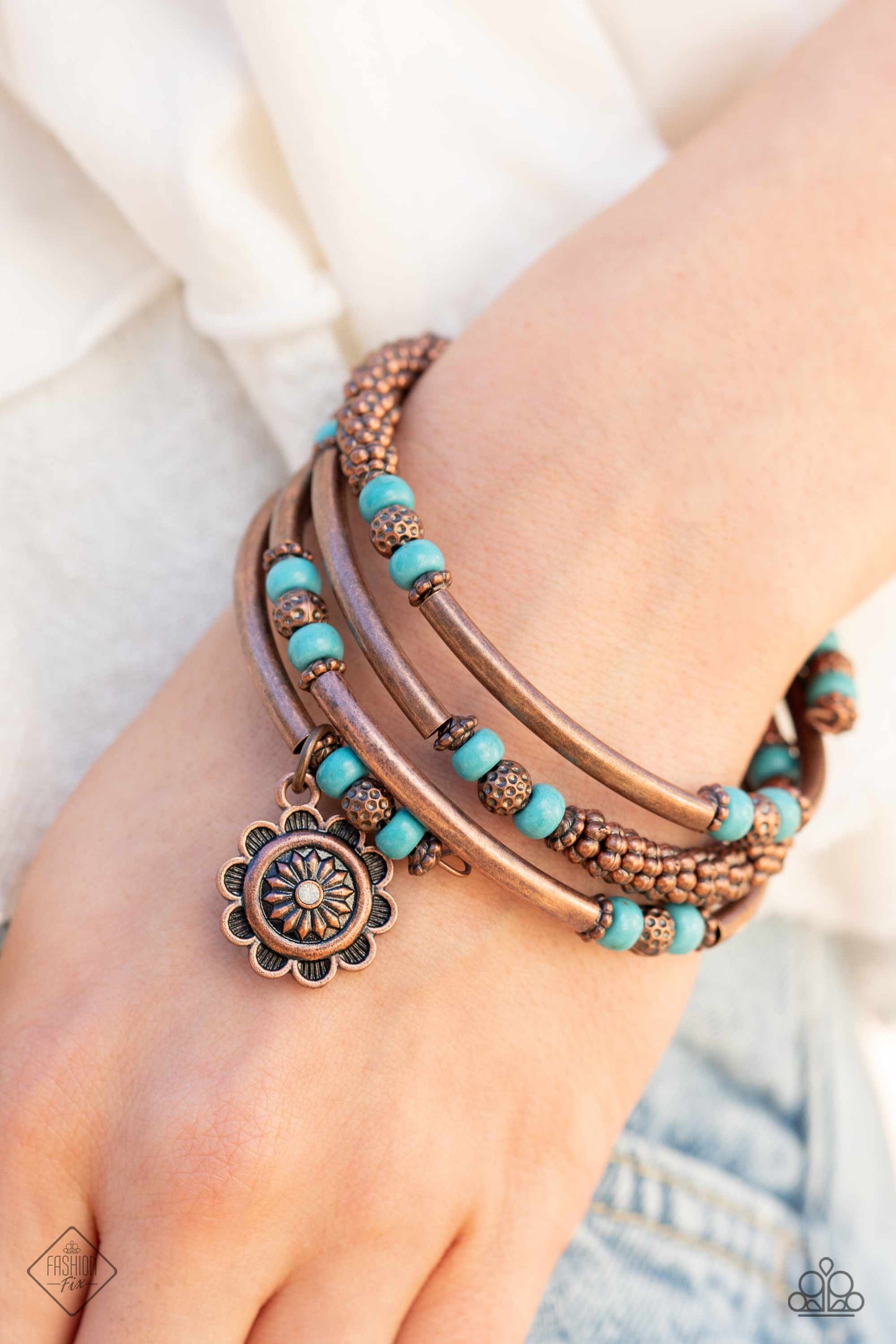 Paparazzi Accessories ❋Badlands Bunch - Copper Bracelet❋ Flat Rate Ship $4.50❋ - Image #2