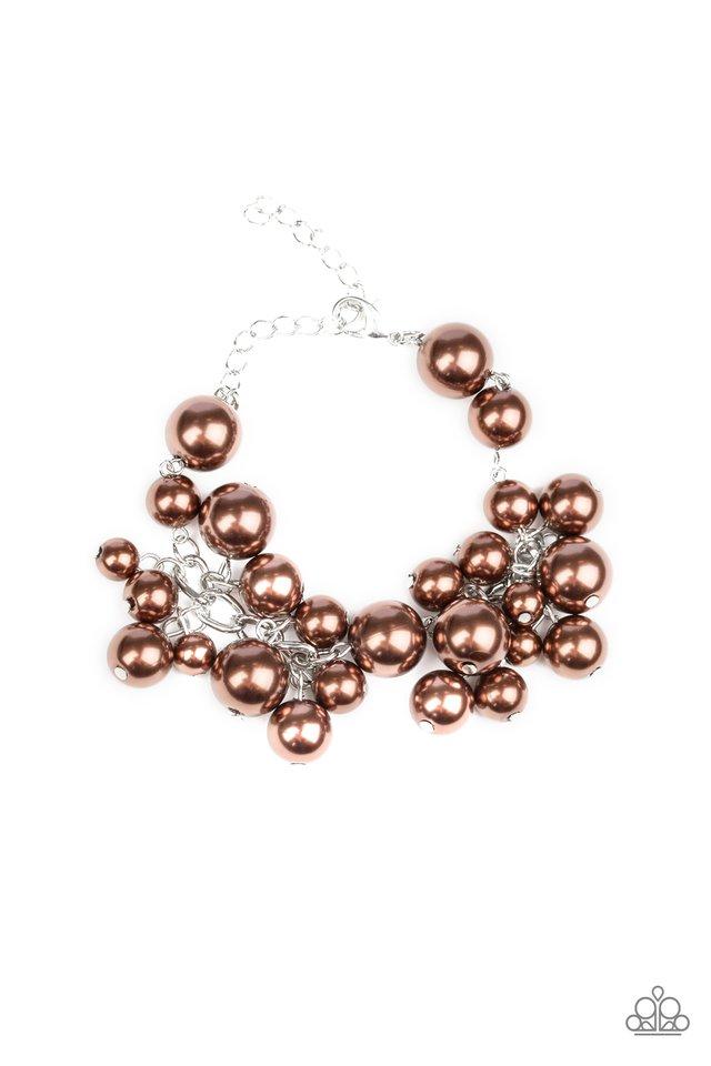 Paparazzi Accessories ❋Girls In Pearls - Brown Bracelet❋ Flat Rate Ship $4.50❋ - Image #2