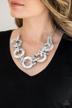 Load image into Gallery viewer, Paparazzi Accessories ✽ Chromatic Charm - Silver Necklace✽Flat Rate Ship $4.50✽ - Image #2