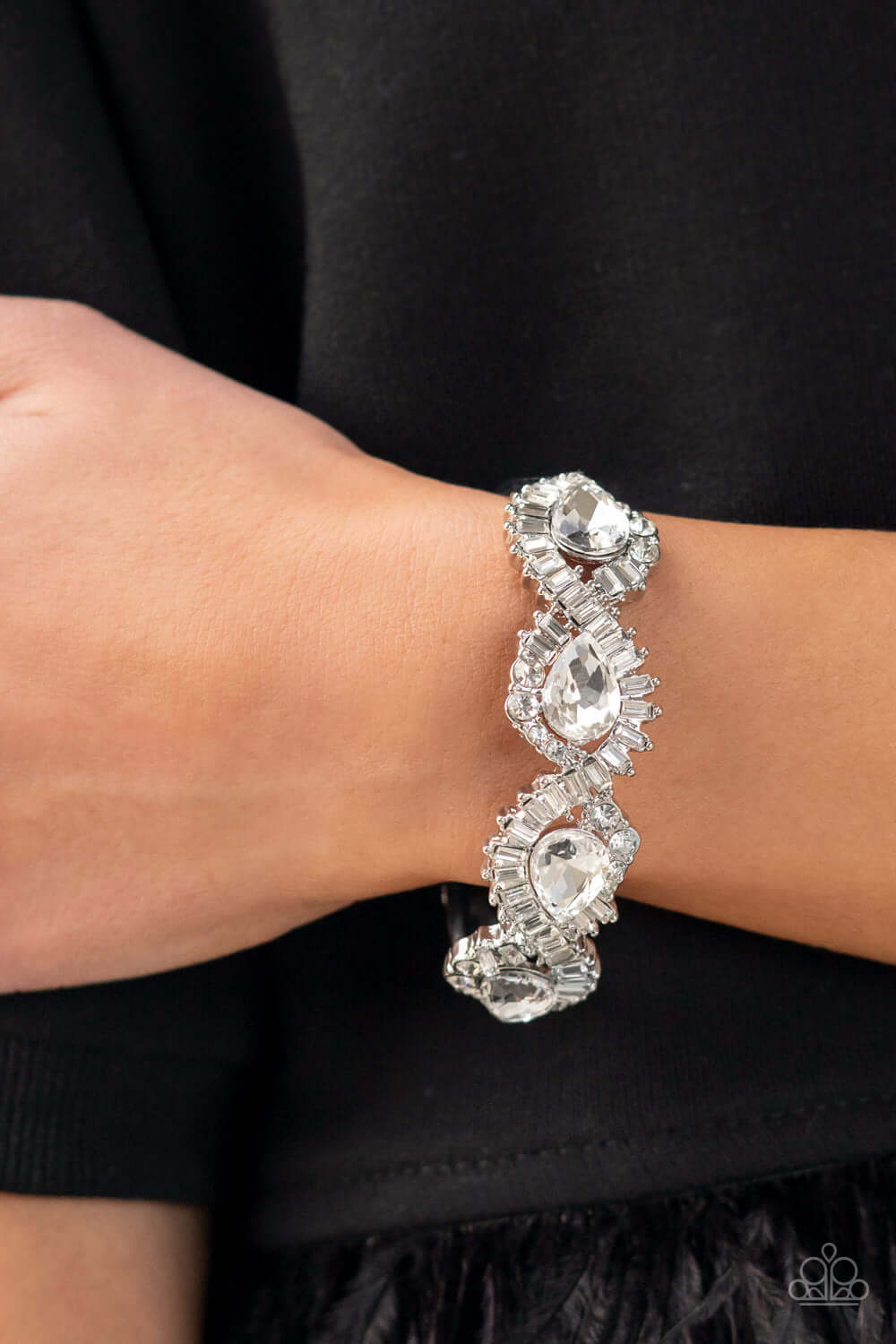 Paparazzi Accessories ❋For the Win - White Bracelet❋ Flat Rate Ship $4.50❋