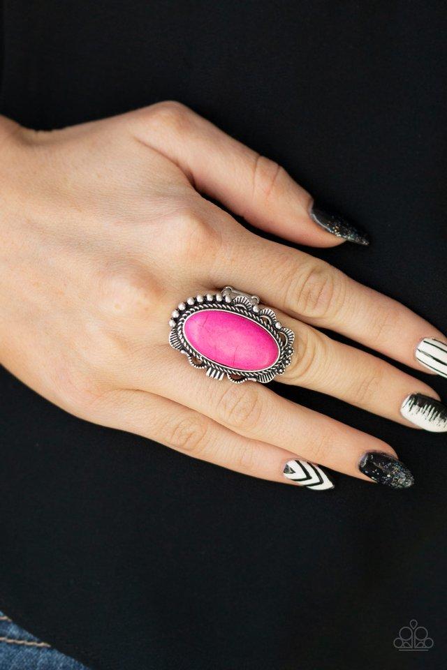 Paparazzi Accessories ❋Open Range - Pink Ring❋ Flat Rate Ship $4.50❋ - Image #2