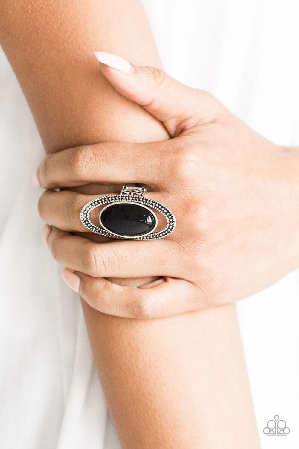 Paparazzi Accessories ✽ Western Royalty - Black Ring✽Flat Rate Ship $4.50✽ - Image #2