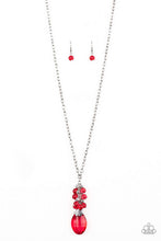 Load image into Gallery viewer, brought✽to✽you✽by✽blingflingbykat✽crystal-cascade-red✽paparazzi-accessories
