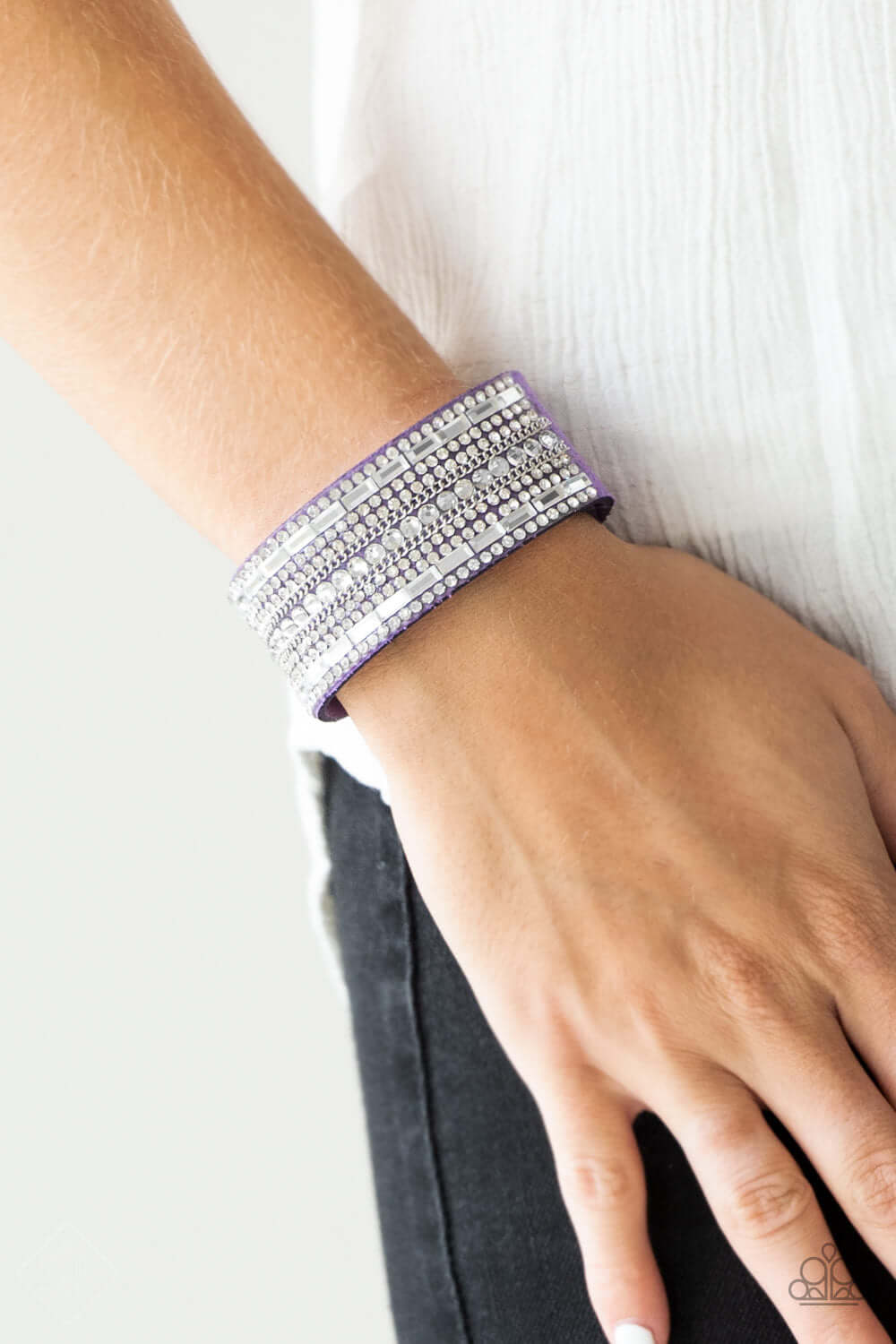 Paparazzi Accessories ✽ Rebel Radiance - Purple Bracelet✽Flat Rate Ship $4.50✽ - Image #2