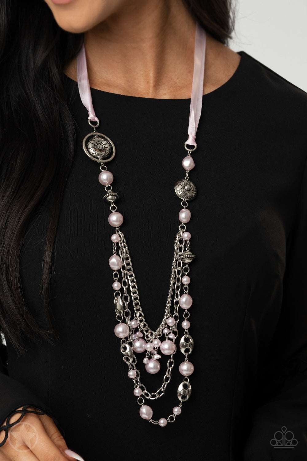 Paparazzi Accessories ✽ All The Trimmings - Pink Necklace✽Flat Rate Ship $4.50✽