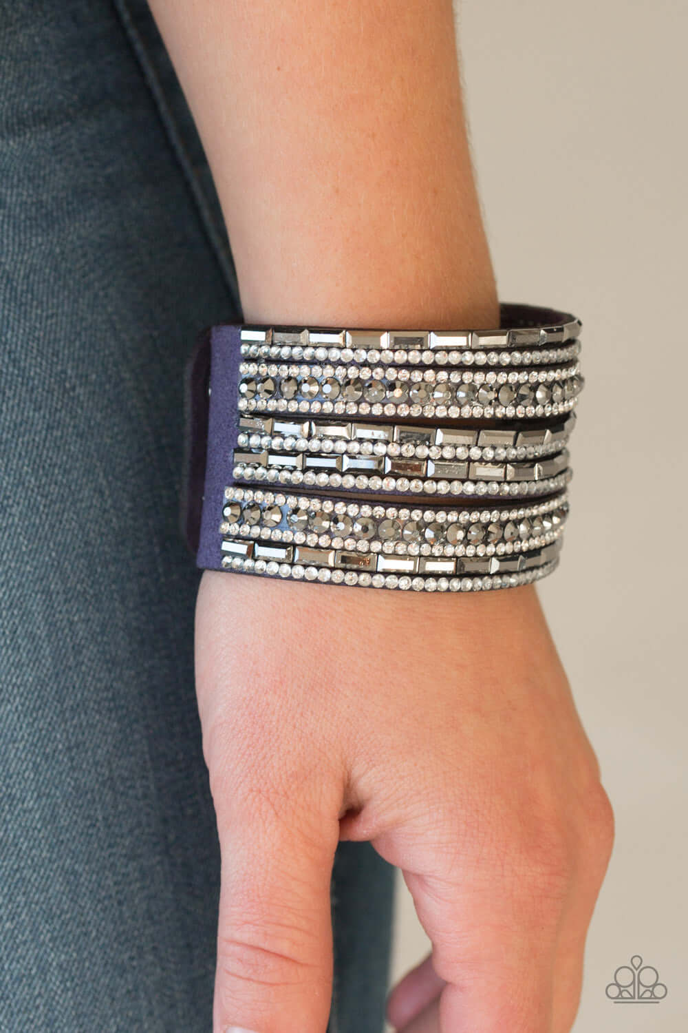 Paparazzi Accessories ✽ Wham Bam Glam - Blue Bracelet✽Flat Rate Ship $4.50✽ - Image #2