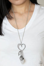 Load image into Gallery viewer, Paparazzi Accessories ❋Flirty Fashionista - Black Heart Necklace❋ Flat Rate Ship $4.50❋ - Image #2