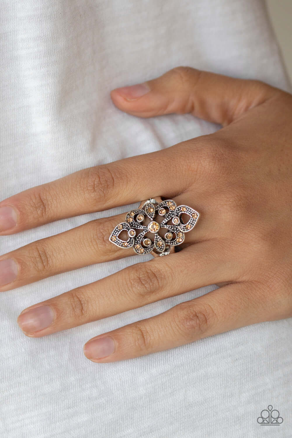 Paparazzi Accessories ✽ Princess Priss - Brown Ring✽Flat Rate Ship $4.50✽ - Image #2