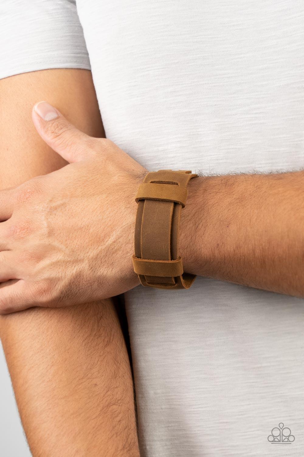 Paparazzi Accessories ❋Desert Desperado - Brown Bracelet❋ Flat Rate Ship $4.50❋ - Image #2