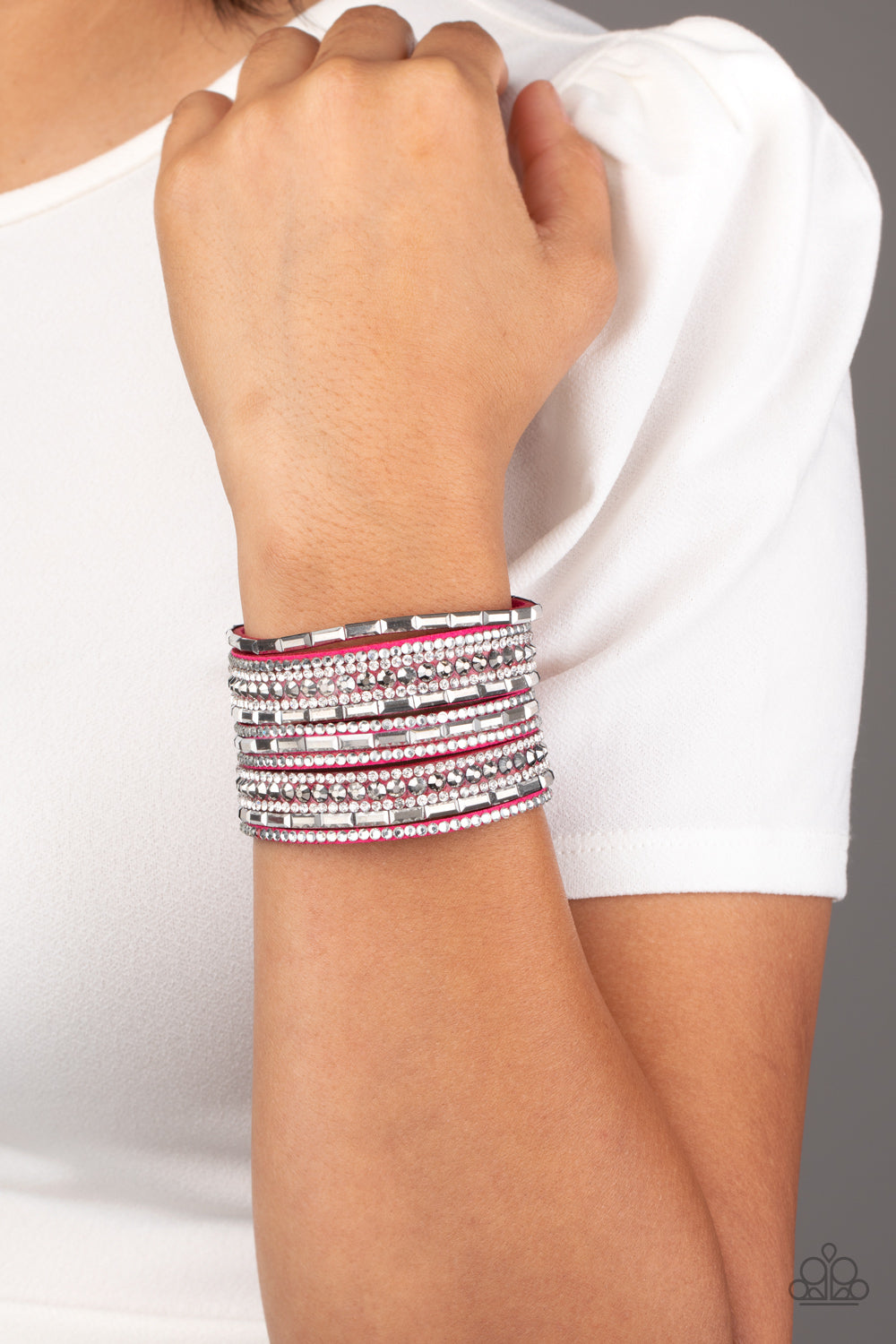 Paparazzi Accessories ✽ Wham Bam Glam - Pink Bracelet✽Flat Rate Ship $4.50✽
