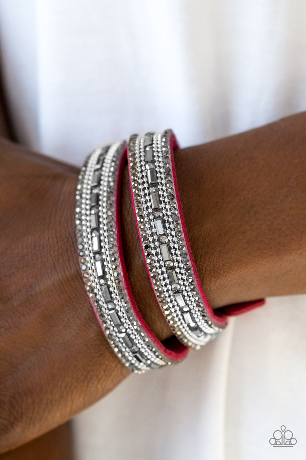 Paparazzi Accessories ✽ Shimmer and Sass - Pink Bracelet✽Flat Rate Ship $4.50✽