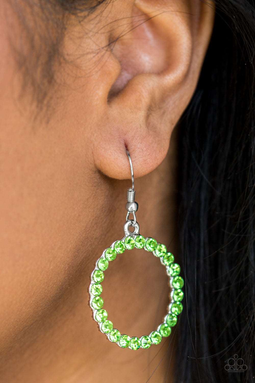 Paparazzi Accessories ✽ Bubblicious - Green Earrings✽Flat Rate Ship $4.50✽