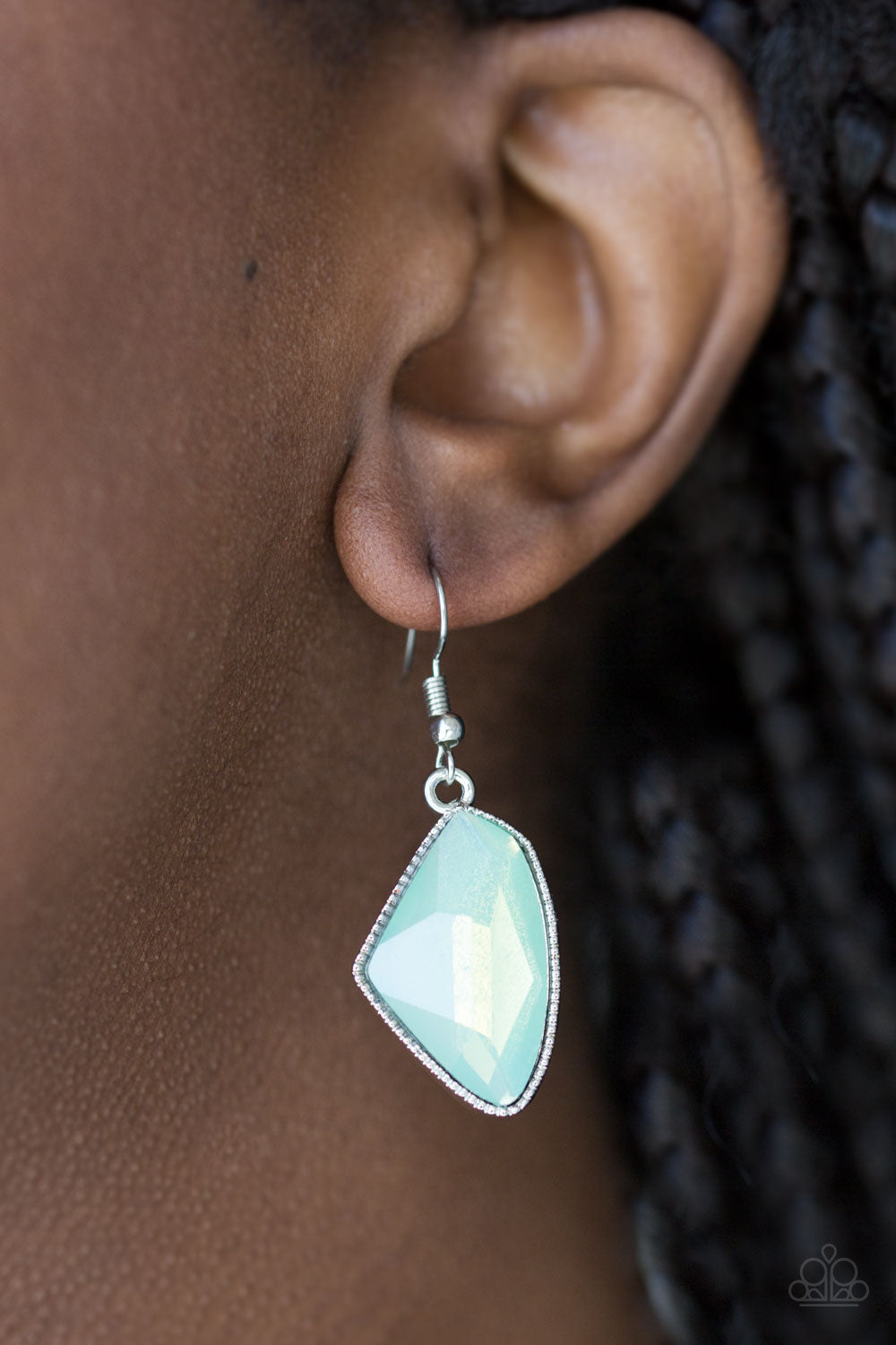 Paparazzi Accessories ✽ Mystic Mist - Blue Earrings✽Flat Rate Ship $4.50✽