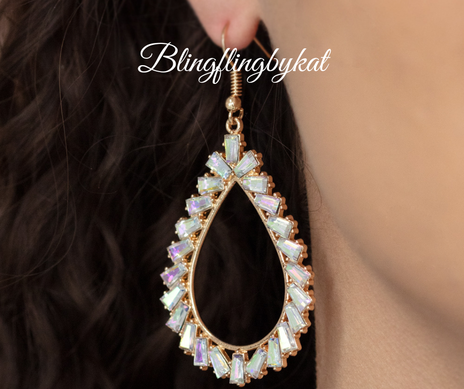 Paparazzi Accessories ❋Stay Sharp - Gold Earrings❋ Flat Rate Ship $4.50❋ - Image #2