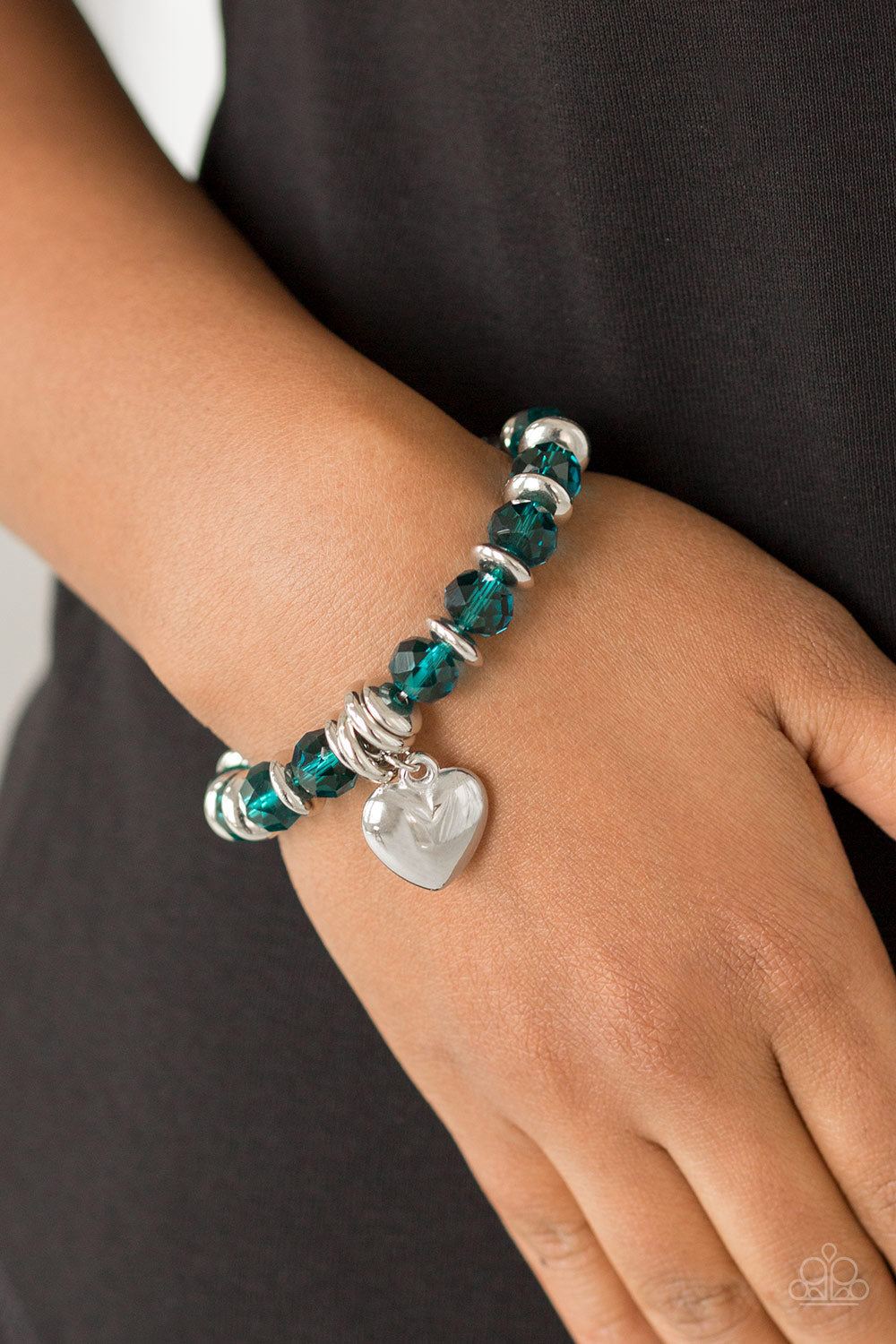 Paparazzi Accessories ✽ Need I Say AMOUR? - Blue Bracelet✽Flat Rate Ship $4.50✽