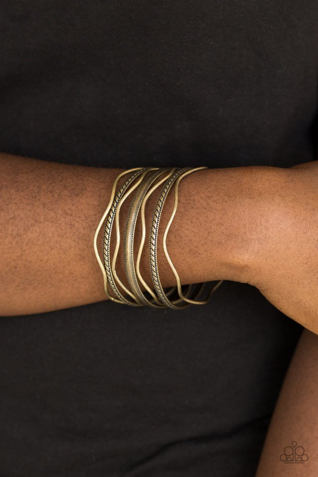 Paparazzi Accessories ❋Zesty Zimbabwe - Brass Bracelet❋ Flat Rate Ship $4.50❋