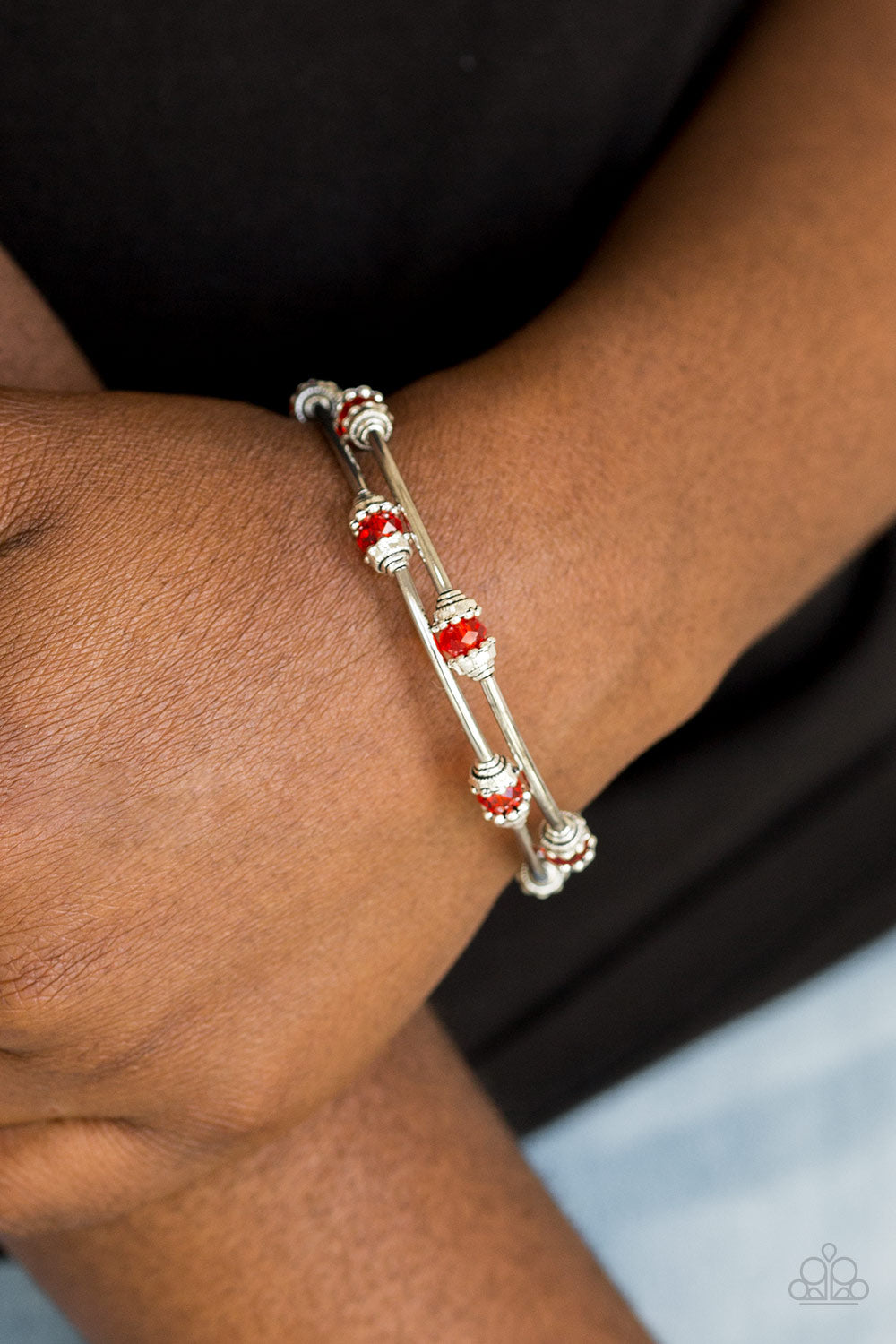 Paparazzi Accessories ✽ Into Infinity - Red Bracelet✽Flat Rate Ship $4.50✽