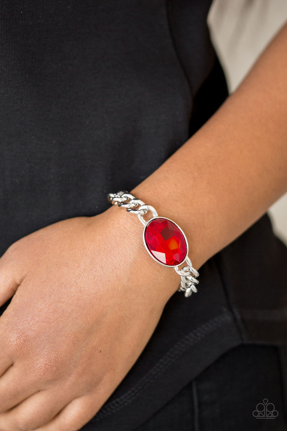Paparazzi Accessories ✽ Luxury Lush - Red Bracelet✽Flat Rate Ship $4.50✽