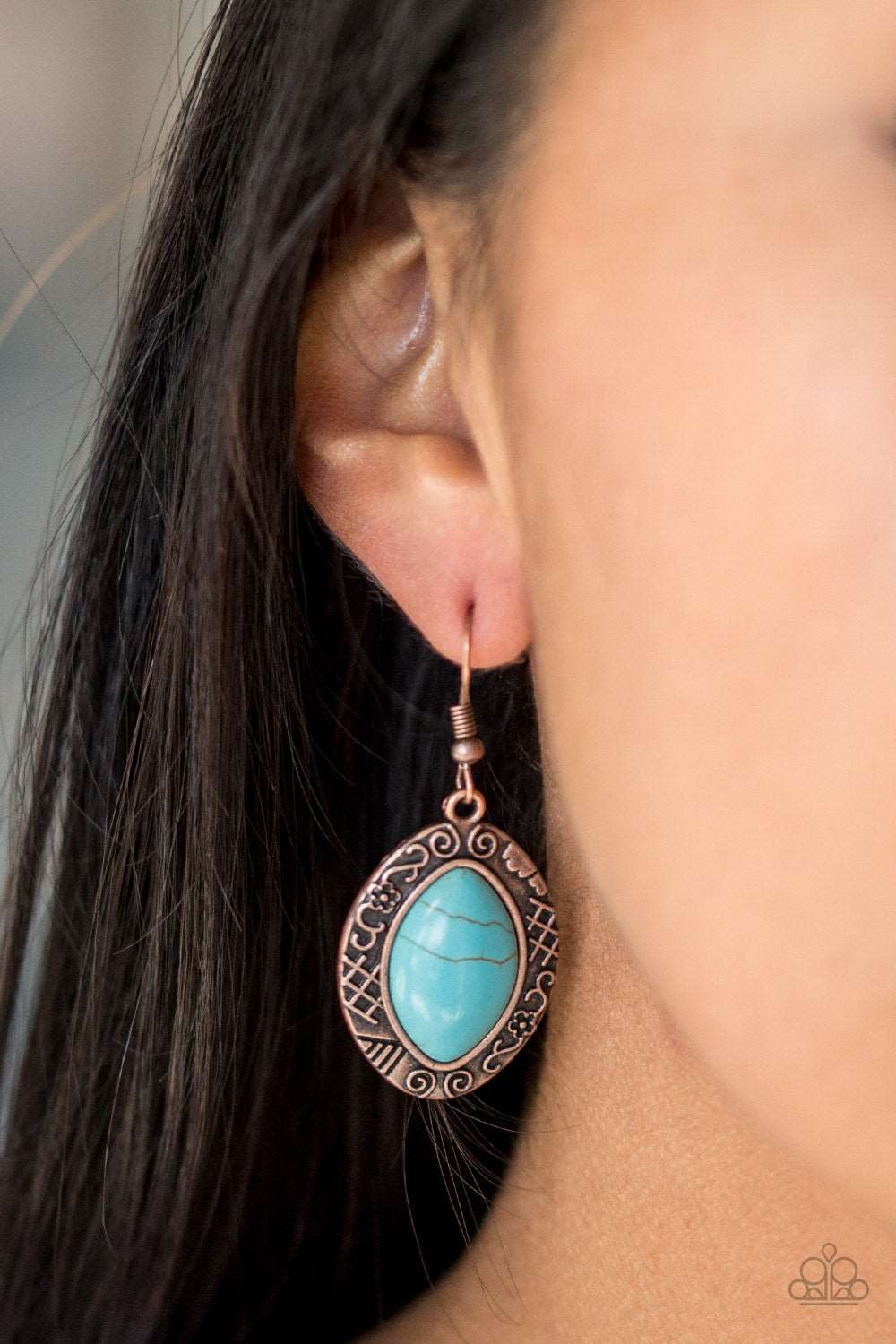 Paparazzi Accessories ✽ Aztec Horizons - Copper Earrings✽Flat Rate Ship $4.50✽