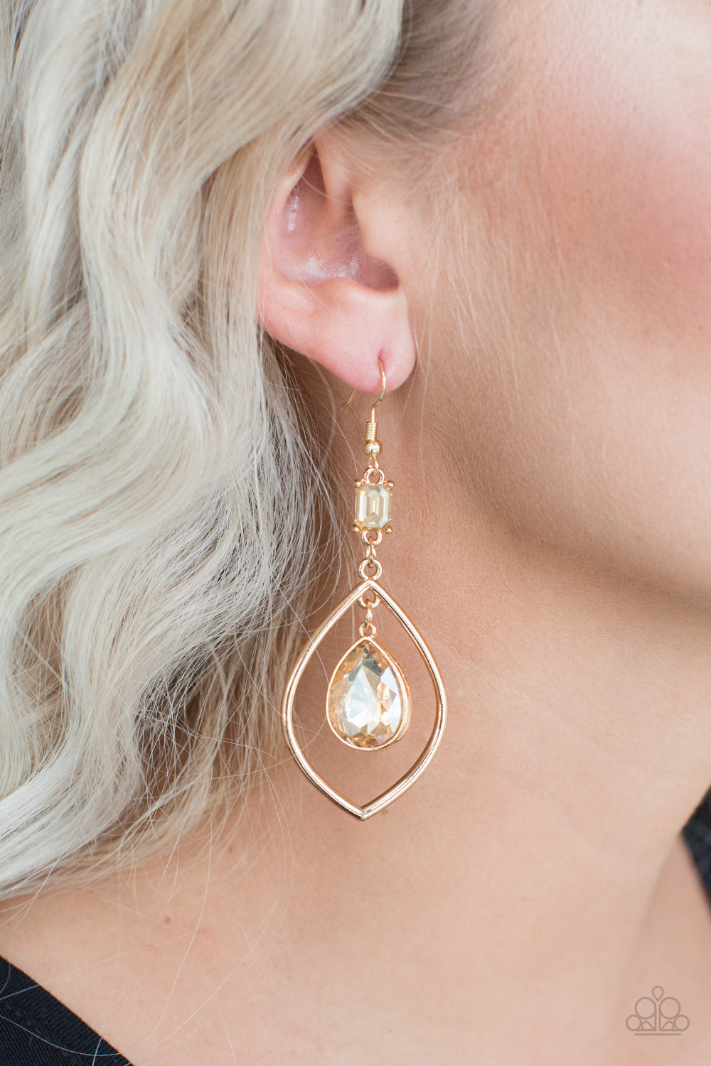 Paparazzi Accessories ✽ Priceless - Gold Earrings✽Flat Rate Ship $4.50✽