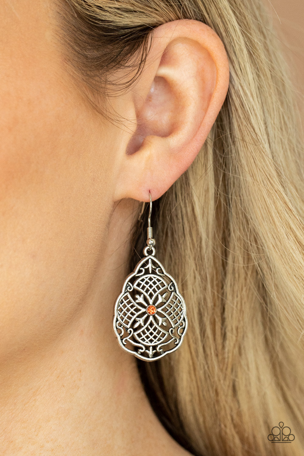 Paparazzi Accessories ❋Paradise Picnic - Orange Earrings❋ Flat Rate Ship $4.50❋