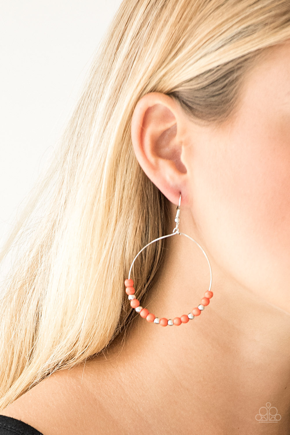 Paparazzi Accessories ✽ Stone Spa - Orange Earrings✽Flat Rate Ship $4.50✽