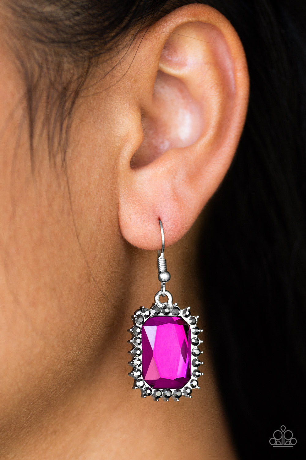 Paparazzi Accessories ✽ Downtown Dapper - Pink Earrings✽Flat Rate Ship $4.50✽