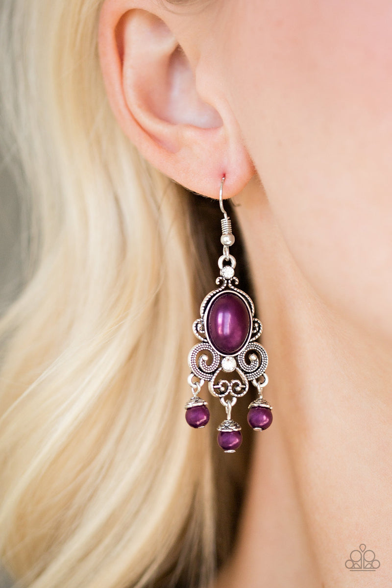 Paparazzi Accessories ❋I Better Get GLOWING - Purple Earrings❋ Flat Rate Ship $4.50❋