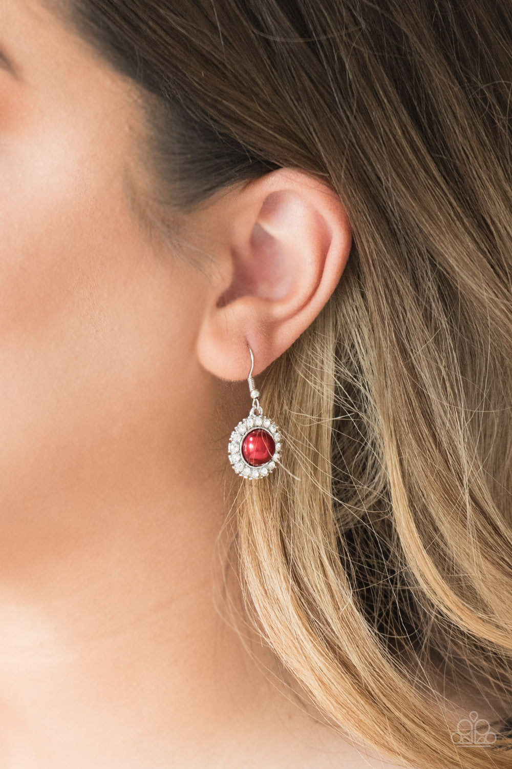 Paparazzi Accessories ✽ Fashion Show Celebrity - Red Earrings✽Flat Rate Ship $4.50✽