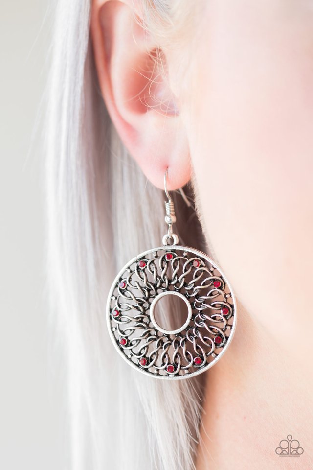 Paparazzi Accessories ❋Malibu Musical - Red Earrings❋ Flat Rate Ship $4.50❋