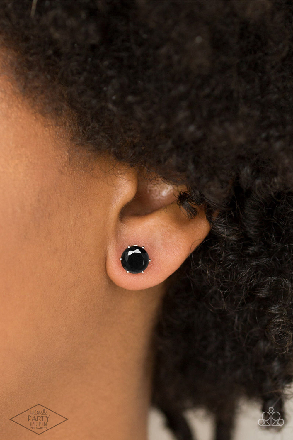 Paparazzi Accessories ❋Come Out On Top - Black Post Earrings❋ Flat Rate Ship $4.50❋