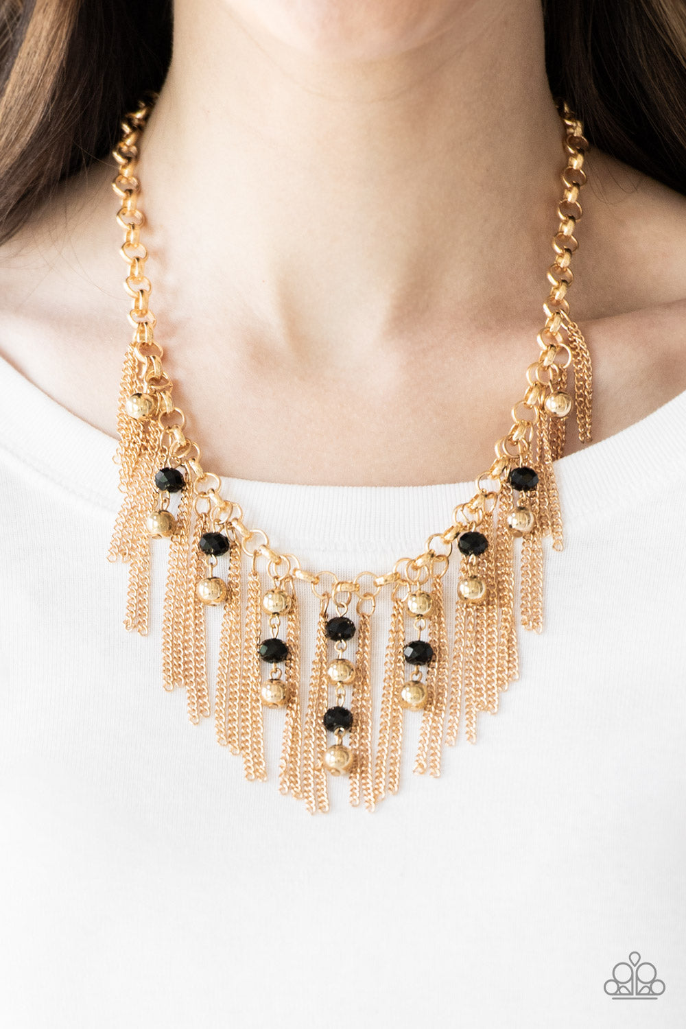 Paparazzi Accessories ✽ Ever Rebellious - Gold Necklace✽Flat Rate Ship $4.50✽