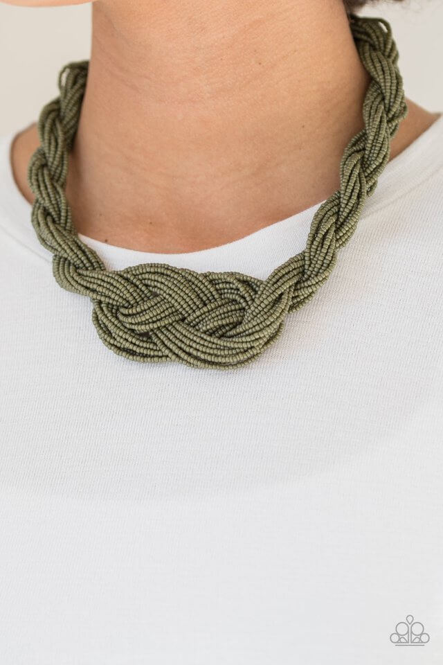 Paparazzi Accessories ❋A Standing Ovation - Green Necklace❋ Flat Rate Ship $4.50❋ - Image #2