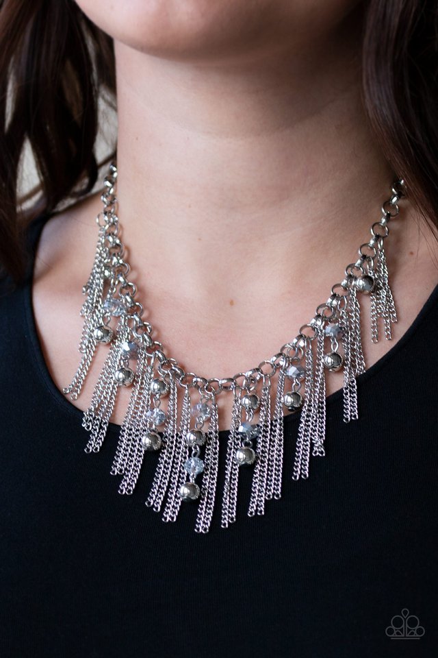 Paparazzi Accessories ❋Ever Rebellious - Silver Necklace❋ Flat Rate Ship $4.50❋