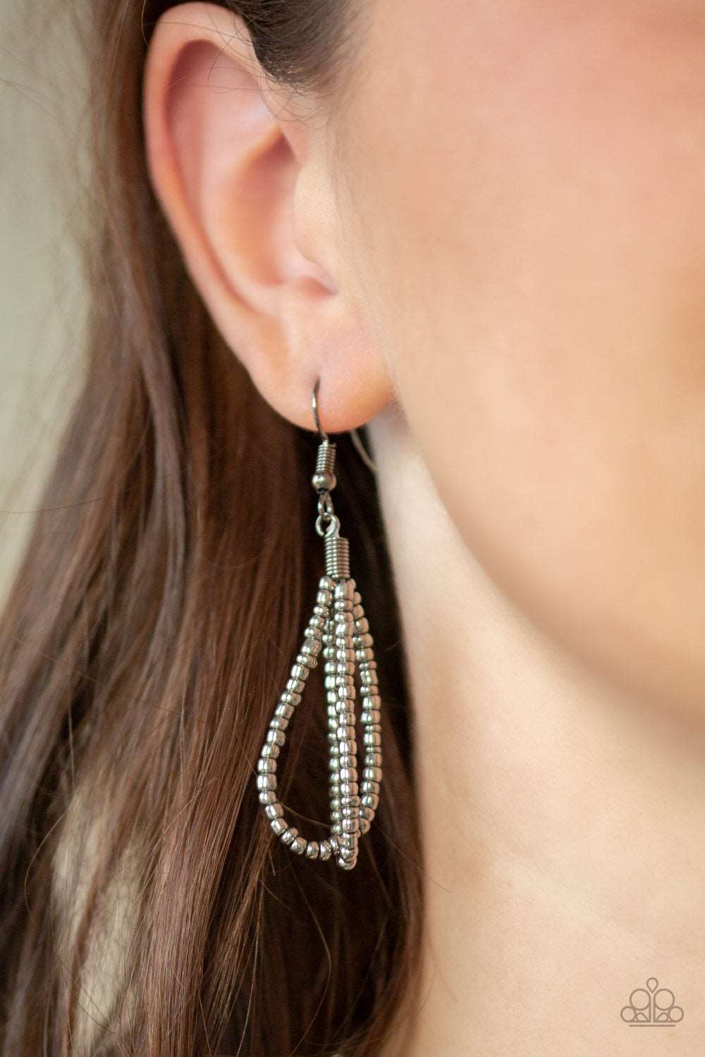 Paparazzi Accessories ✽ Brazilian Brilliance - Silver Necklace✽Flat Rate Ship $4.50✽