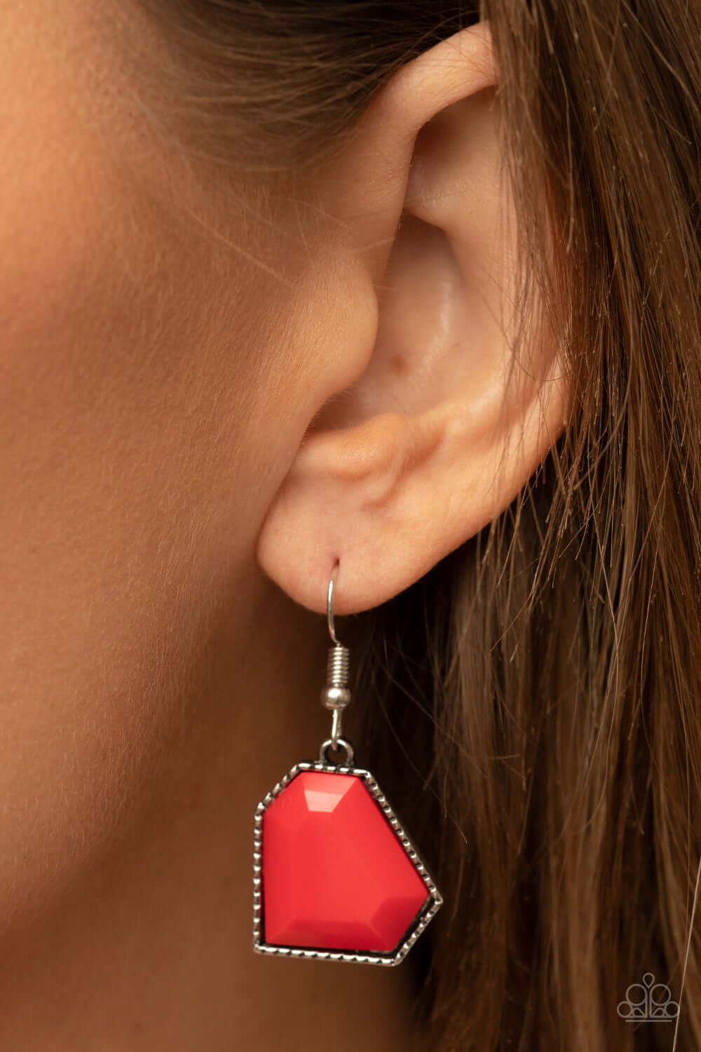 Paparazzi Accessories ❋Double-DEFACED - Red Necklace❋ Flat Rate Ship $4.50❋ - Image #3