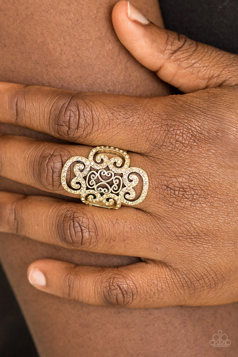 Paparazzi Accessories ✽ Regal Regalia - Brass Ring✽Flat Rate Ship $4.50✽