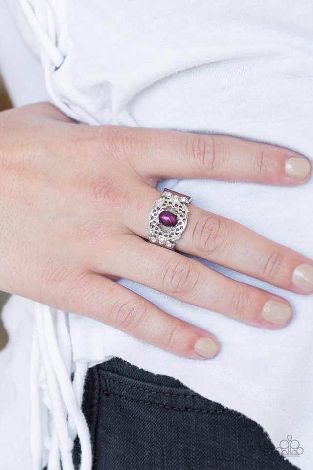 Paparazzi Accessories ✽ Mod Modest - Purple Ring ✽ Flat Rate Ship $4.50✽