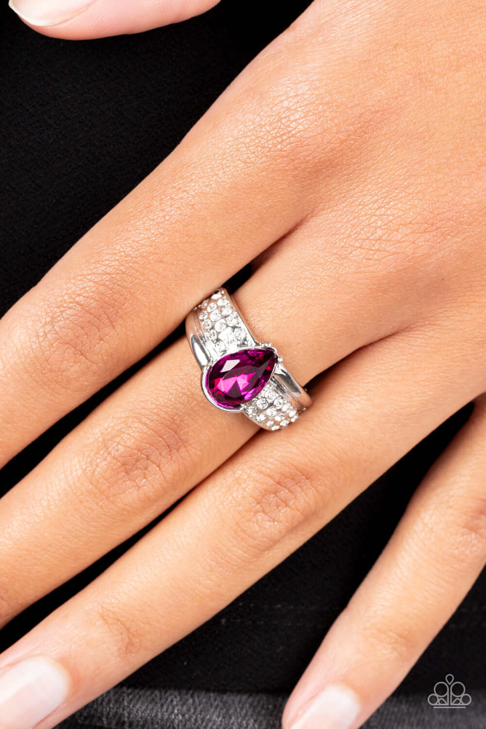 Paparazzi Accessories ❋Dive into Oblivion - Pink Ring❋ Flat Rate Ship $4.50❋ - Image #2