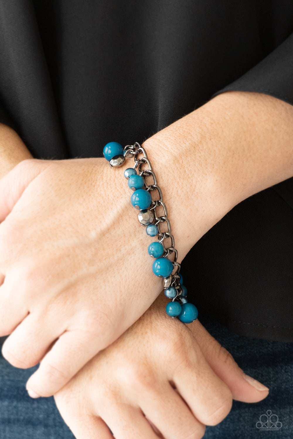 Paparazzi Accessories ✽ Hold My Drink - Blue Bracelet✽Flat Rate Ship $4.50✽