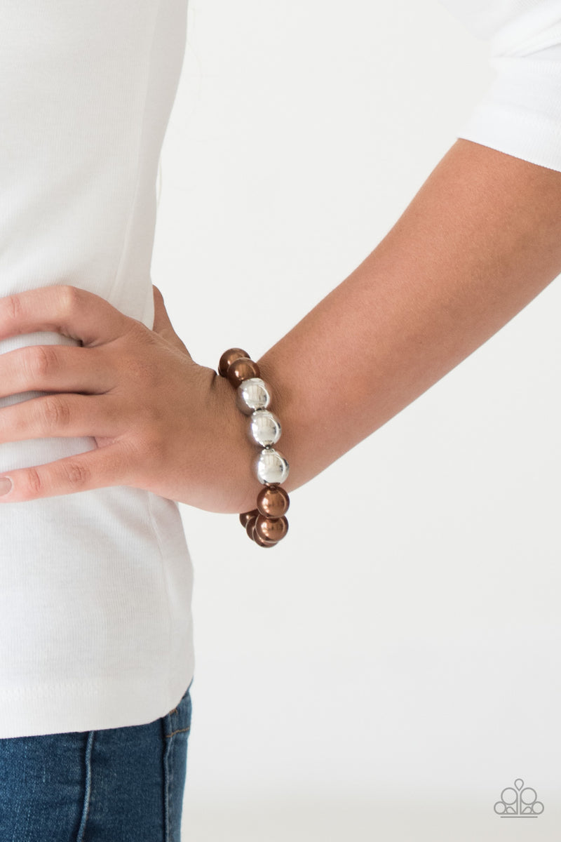 Paparazzi Accessories ❋All Dressed UPTOWN - Brown Bracelet❋ Flat Rate Ship $4.50❋