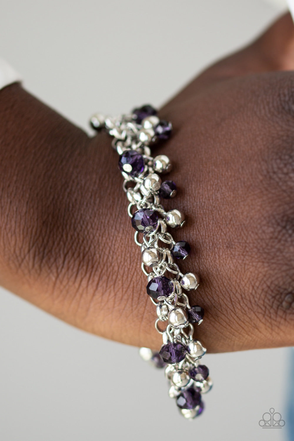 Paparazzi Accessories ✽ Just For The FUND Of It! - Purple Bracelet✽Flat Rate Ship $4.50✽
