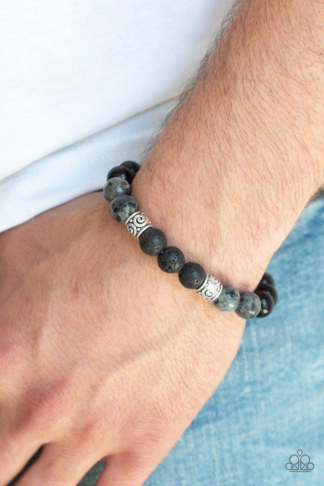 Paparazzi Accessories ❋Mantra - Black Bracelet❋ Flat Rate Ship $4.50❋ - Image #2