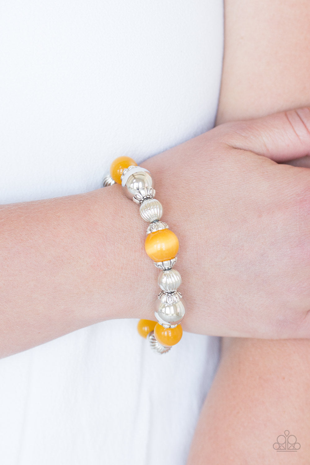 Paparazzi Accessories ✽ Once Upon A MARITIME - Yellow Bracelet✽Flat Rate Ship $4.50✽