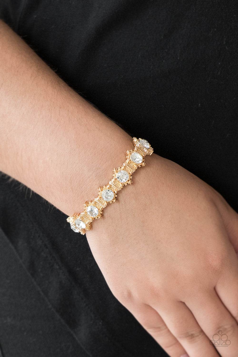 Paparazzi Accessories ✽ Strut Your Stuff - Gold Bracelet✽Flat Rate Ship $4.50✽