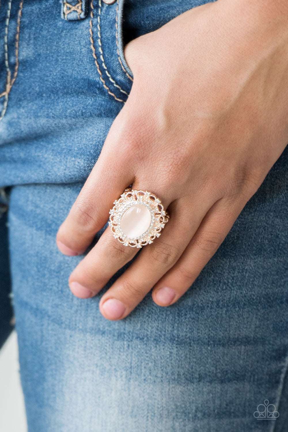 Paparazzi Accessories ✽ BAROQUE The Spell - Rose Gold Ring✽Flat Rate Ship $4.50✽