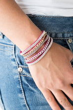 Load image into Gallery viewer, Paparazzi Accessories ❋Fashion Fiend - Pink Bracelet❋ Flat Rate Ship $4.50❋